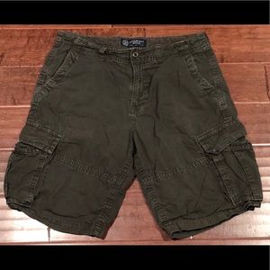 American Eagle AE Ripstop Cargo Shorts Long sz 36